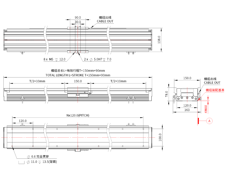 iU120-B120 直線(xiàn)電機(jī)